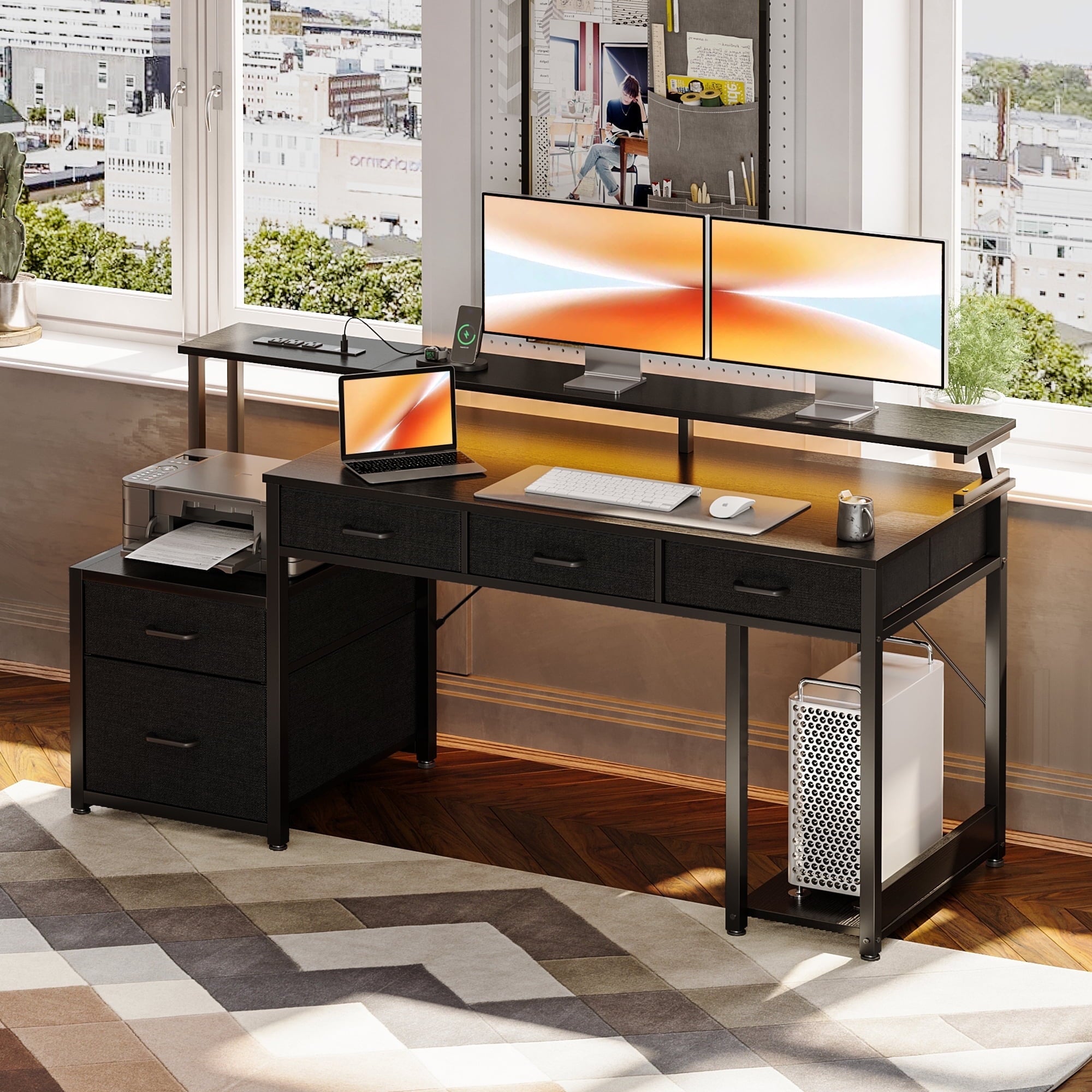 55 Inch Computer Desknull